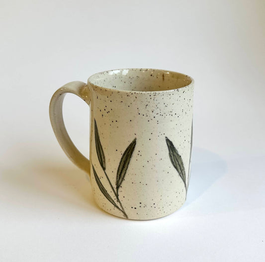 Neutral Leaf Mug